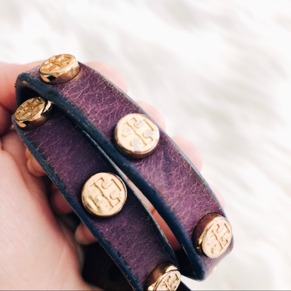 Tory Burch Purple Wrap Bracelet - Picture 4 of 5